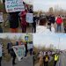 В Обухівці люди перекрили трасу через обмеження доступу до ділянки лісу з озером