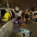 Вночі, близько другої  на Новому мості автівка влетіла у відбійник