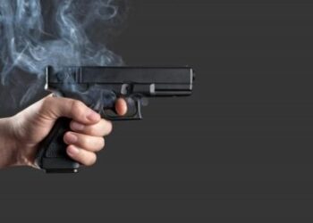 Стрілянина по багатоповерхівці: з’явилося відео з камер спостереження