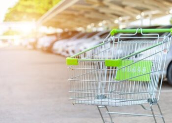 У Дніпрі жінки вкрали візок із супермаркету та розгулювали із ним містом (ВІДЕО)
