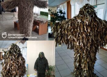 Вчителі Дніпра навчилися майстерно плести «кікімори» для наших захисників (ФОТО)