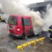У Дніпрі загорілася припаркована автівка
