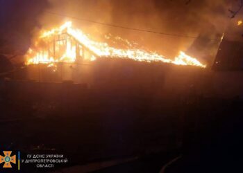 У Кам’янському вогонь знищив дах будинку (ФОТО)