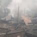 Під час пожежі у Кривому Розі згоріло 5 гаражів (ФОТО)