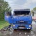 На Дніпропетровщині під час руху спалахнула вантажівка (ФОТО)