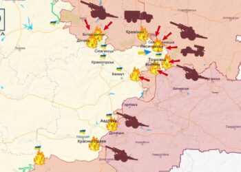 Ситуація на фронті та мапа війни