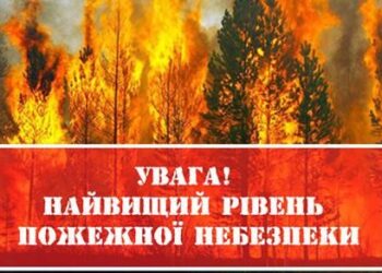 У Дніпрі та області оголосили найвищу пожежну небезпеку