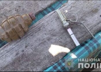 У мешканця Новомосковську вилучили гранату, обріз та набої