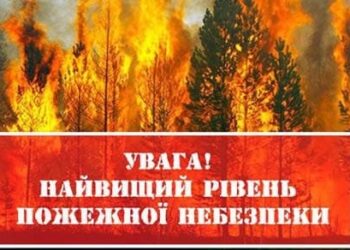 У Дніпрі та області оголошено надзвичайну пожежну небезпеку 