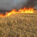Палало поле пшениці: сьогодні окупанти кілька разів обстріляли Криворізький район 