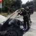 Дніпровські вогнеборці ліквідували займання у легковому автомобілі