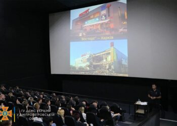У ТРЦ Дніпра тренувалися вживати заходи безпеки під час сирени (ФОТО)