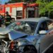 ДТП на Запорізькому шосе: легковик влетів у відбійник