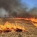 Через ворожий обстріл сталася масштабна пожежа на Криворіжжі