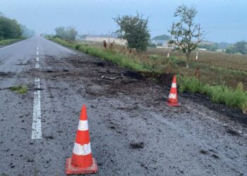 Близько другої години ночі по селу Придніпровське вороги випустили сорок реактивних боєприпасів РСЗВ