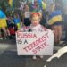 Українці Нью-Йорка провели марш проти злочинів росії в Україні