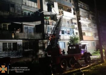 У Кам’янському на пожежі врятовано чотири людини 