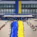 У День Незалежності митці Дніпра влаштували яскравий патріотичний перформанс (ФОТО)