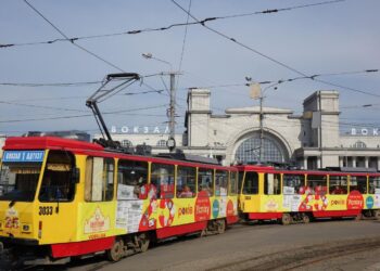 У Дніпрі з 3-го вересня зміниться рух трамваїв, які курсують через Вокзальну площу 