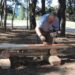 У Сосновому сквері Дніпра встановили екологічні лави з дерев (ФОТО)