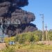 Президент оприлюднив нове фото палаючої нафтобази у Кривому Розі