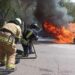 У Кривому Розі на ходу загорілася автівка 