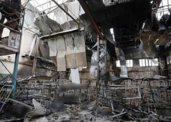 Росія знову обстріляла Оленівську колонію з українськими військовополоненими