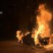 У Новомосковську вщент згоріла автівка