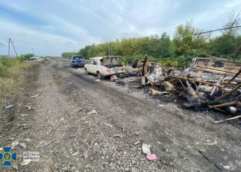 Наприкінці вересня рашисти розстріляли колону цивільних на Харківщині 