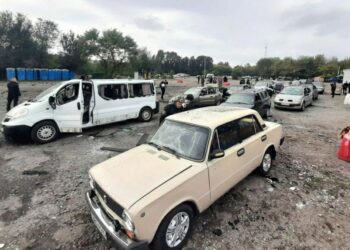 З’явилися кадри одразу після обстрілу окупантами гуманітарної колони в Запоріжжі (ВІДЕО)
