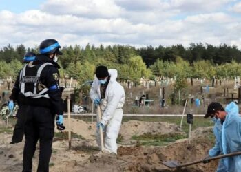 У Лимані, що на Донеччині, на місці масового поховання завершено ексгумацію
