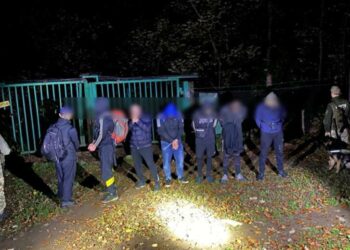 У закарпатському лісі прикордонники затримали чоловіків з Кривого Рогу, які намагалися втекти від призову