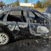 Займання автівки на Донецькому шоссе: подробиці та фото від рятувальників