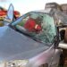 На Дніпропетровщині автівка в’їхала у дерево: водія вирізали рятувальники