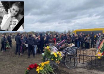 У Дніпрі попрощалися з 25-річною вагітною дівчиною, яка загинула внаслідок ракетного удару по АЗС 