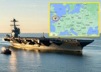 У Європу із США йде ударна група кораблів на чолі з атомним авіаносцем USS Gerald Ford