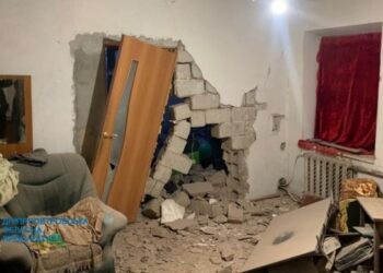 Прокуратура показала наслідки нічного артобстрілу Нікополя