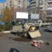 У Нікополі автівка перекинулася на дах: постраждала жінка