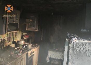 На Криворіжжі вогнеборці врятували з палаючого будинку літню жінку