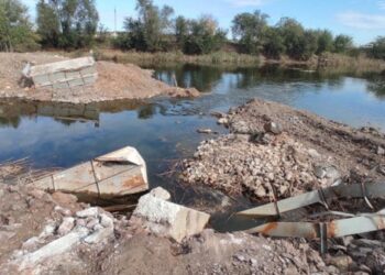 На Криворіжжі відновили переправу, зруйновану внаслідок ракетної атаки