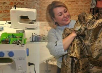 У Дніпрі переселенці з Донеччини  шиють одяг для ЗСУ