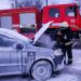 На проспекті Богдана Хмельницького загорівся легковик (ФОТО)