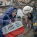 Сьогодні у Дніпрі зі зруйнованого будинку врятували кота