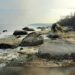 Через зниження води у Каховському водосховищі відкрилися загадкові написи на каміннях та інші “скарби”