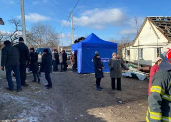 У Павлограді запрацював пункт для постраждалих внаслідок ракетної атаки