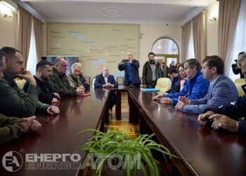 Зеленський та Гроссі зустрілися на ДніпроГЕС