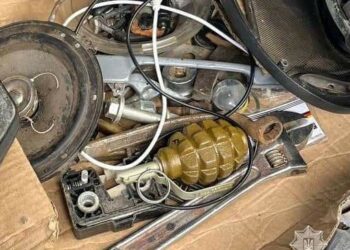 У Кривому Розі у порушника ПДР патрульні виявили гранату