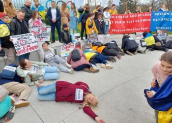 Лозанна буремна: у Швейцарії відбувся мітинг проти участі росіян і білорусів в Олімпіаді-2023