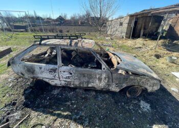Поліція показала фото після атаки Нікопольщини зі ствольної артилерії та БпЛА