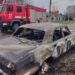 У Новомосковському районі вщент згорів припаркований «ГАЗ 24»